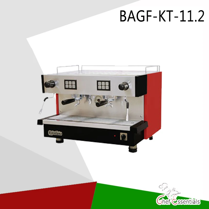 KT-11.2 Commercial 2 group espresso machine coffee machine with milk frother steamer for  Cafe Shop Coffee Maker