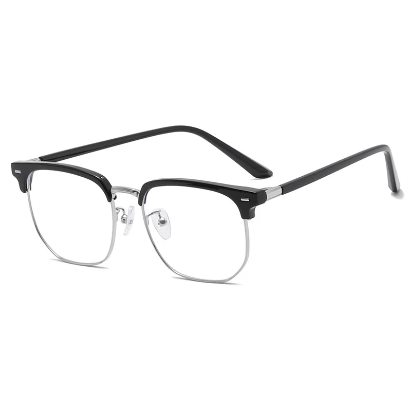 9085 Half Frame Blue Light Blocking Glasses Optical Eyewear Frames Computer Eye Glasses Men Eyewear