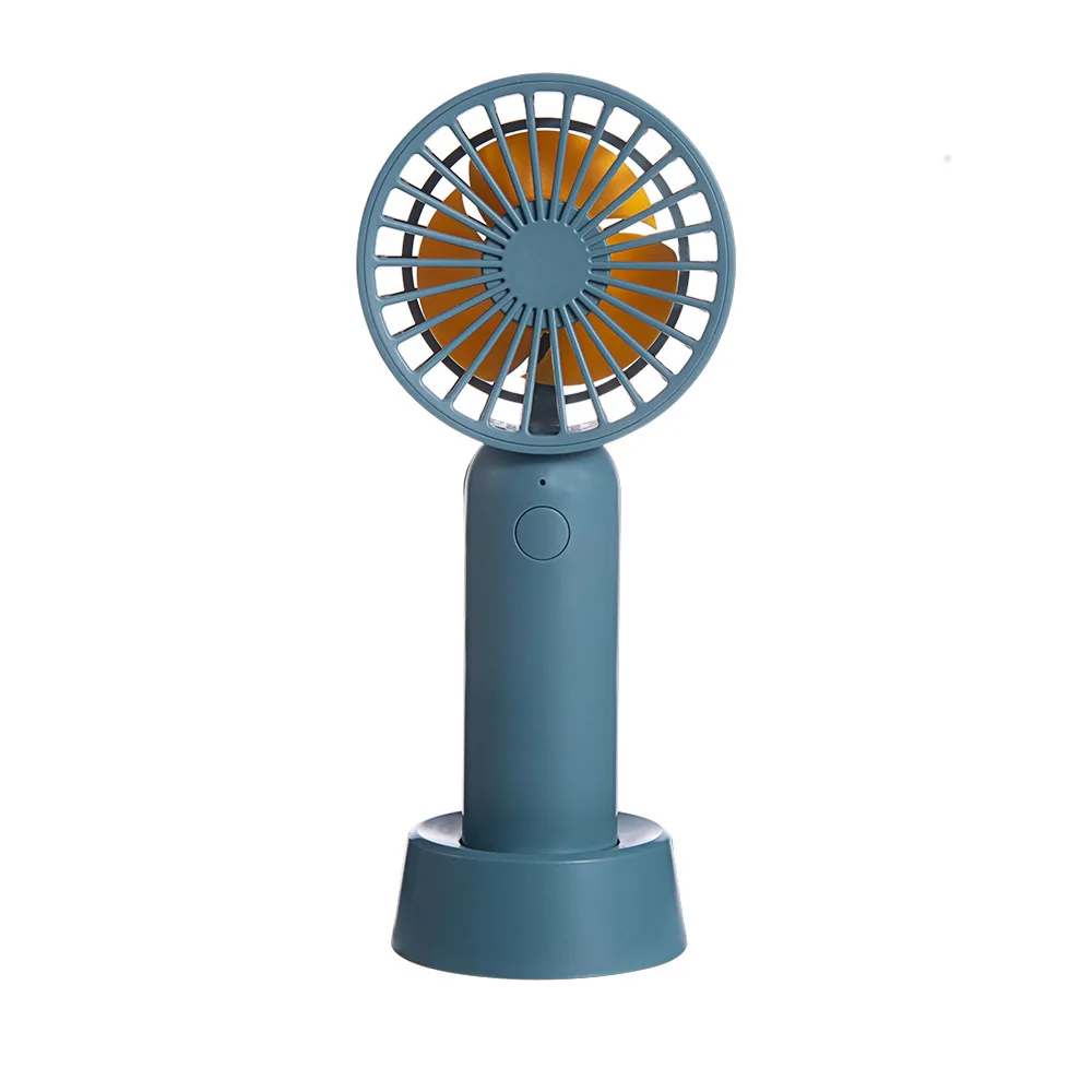 Lightweight Base Portable Fan 3-Wind Speed Handheld USB Rechargeable Mini Fan