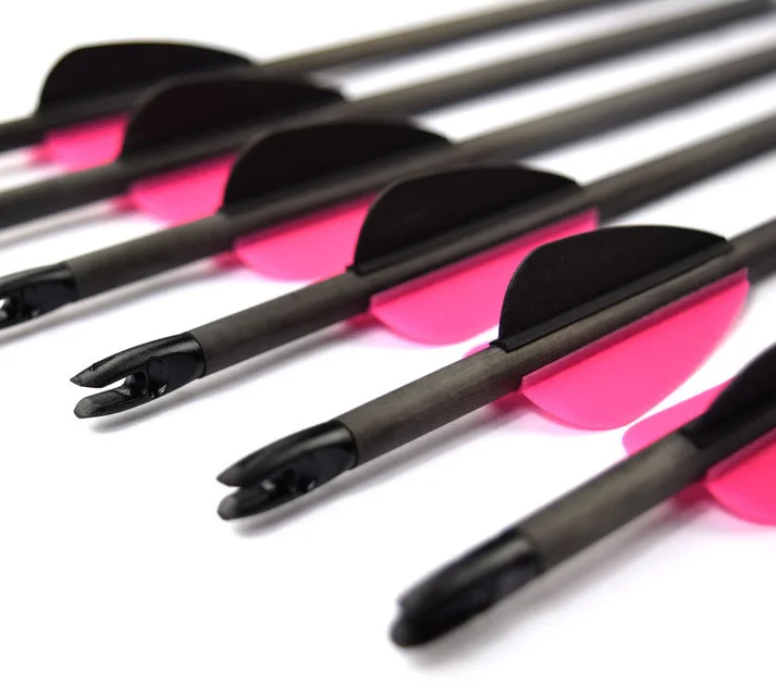 compound bow arrows carbon fibre 400 spine shaft crossbow arrows