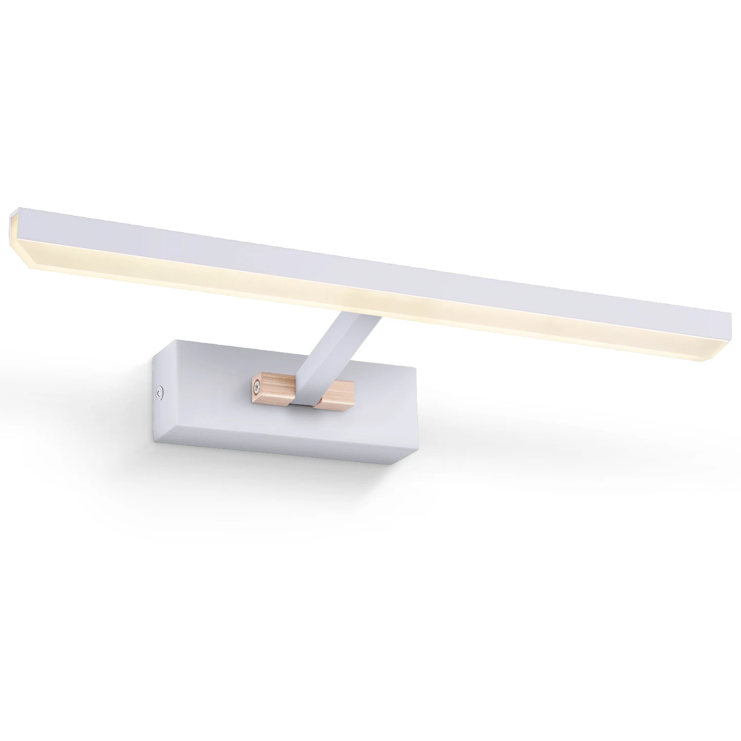 Современная Настенная светодиодная лампа индивидуальный светильник для ванной зеркала под раковину черный и белый цвета освещение комнаты 6 Вт 8