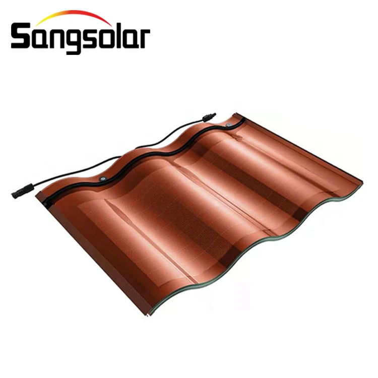 Лидер продаж красная солнечная черепица SANGSolar высокая мощность Pv Bipv фотоэлектрическая панель