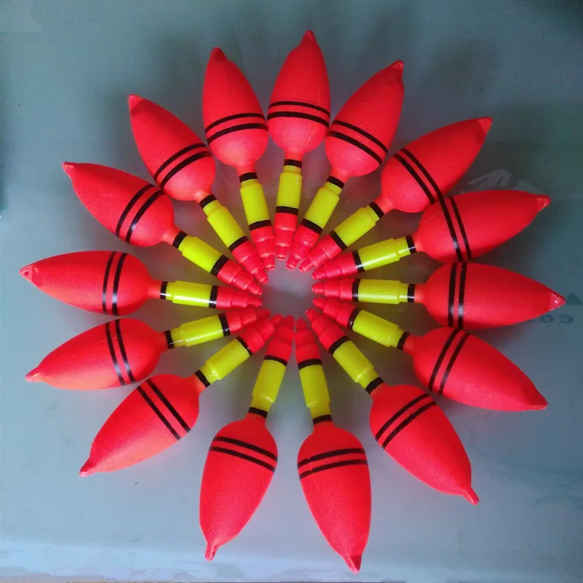 Fishing accessories red big head plastic float