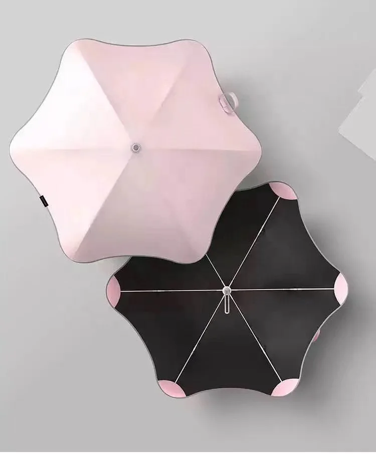 golf umbrella new design Safety Round Corner umbrella with logo prints for promotion gift use straight umbrella manufacture