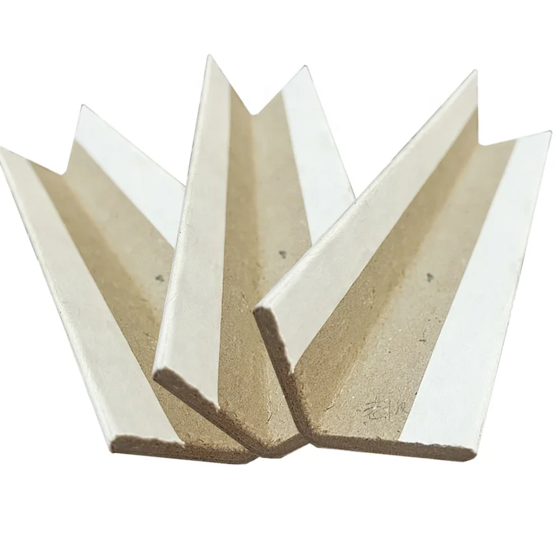 Factory price 2 inch width  Packing Material White Cardboard Edge Protector For Pallet and Carton Package With  OEM Welcome
