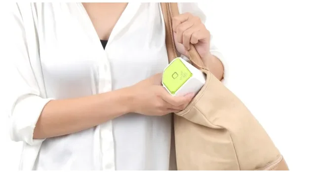 Low noise 2400mAh battery remove odors relieve sinuses air sterilization air purifier for patients kids students