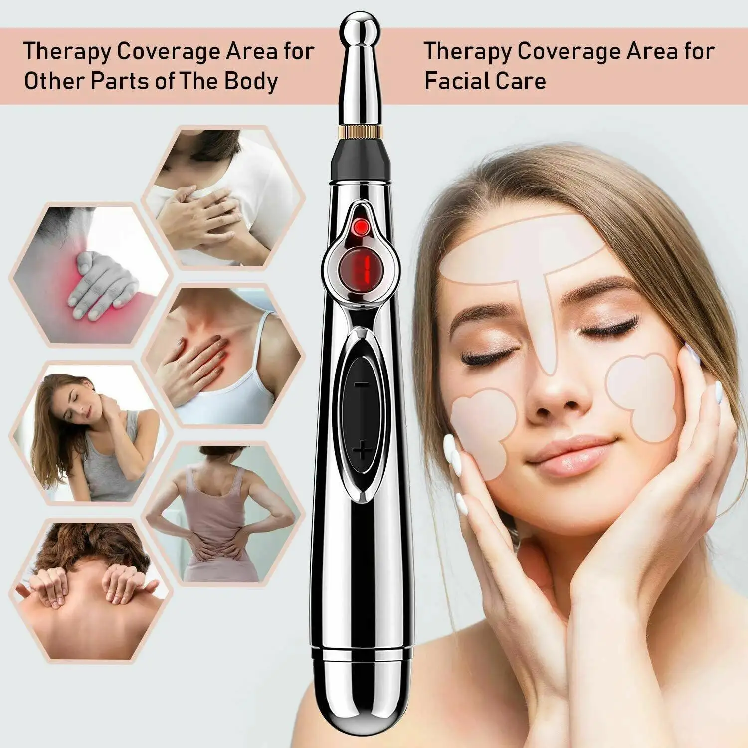 Health Care 9 Modes Electronic Energy Pen Acupuncture Pen Portable Meridians Laser Therapy Acupuncture Pen For Pain Relief