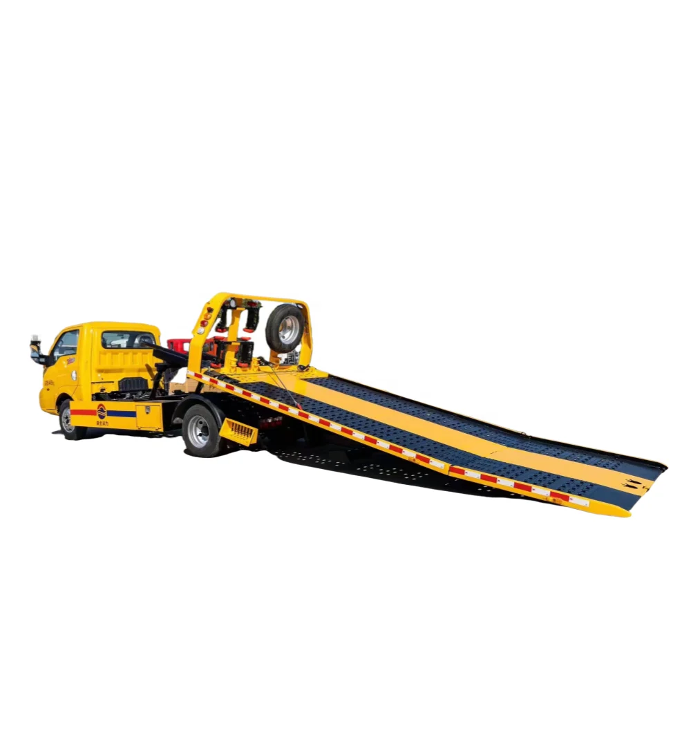 Factory Customized DFAC DongFeng 3 Ton Small Trucks Wreckers Flat Bed Tow Truck Tilt Tray Tow Truck