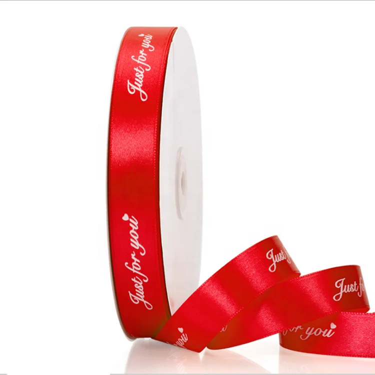 Высококачественная атласная лента в рулонах для украшения тортов на день