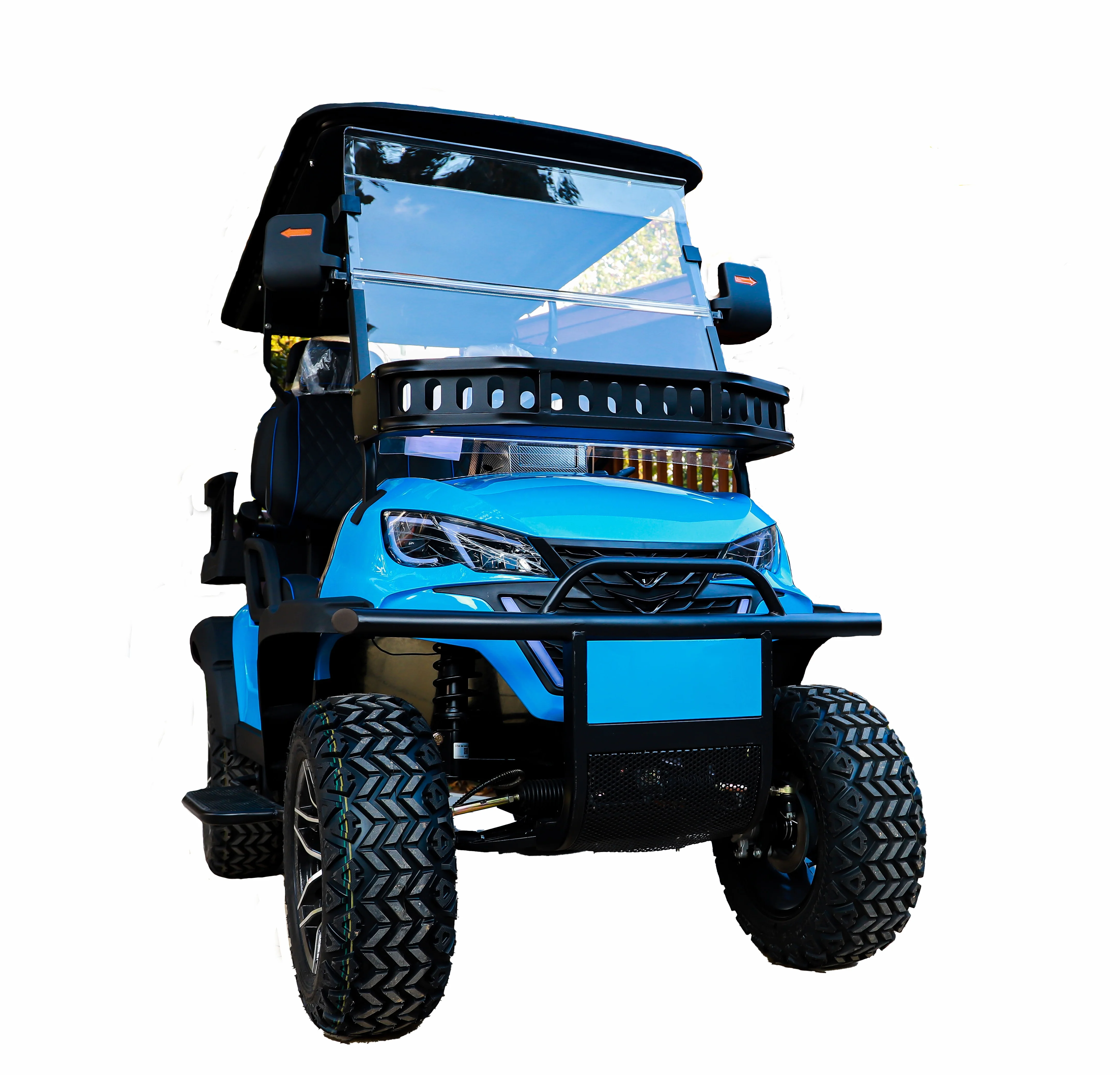 Latest Lifted Off Road 4 Seats Electric Hunting Golf Cart For Sale
