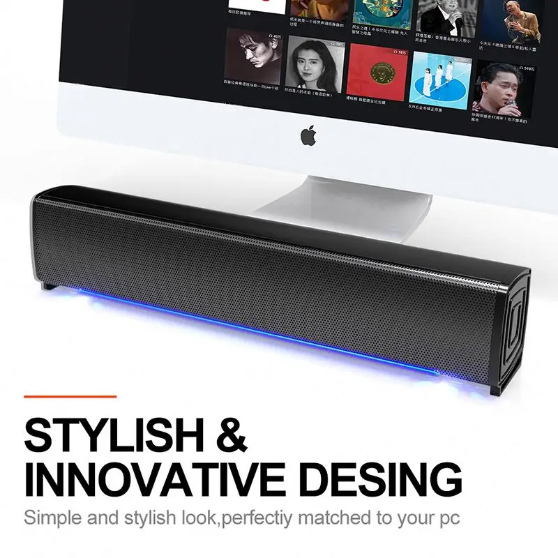 Music desktop Wired USB Speaker Music Amplifier Loudspeaker Sound  Portable Audio Player