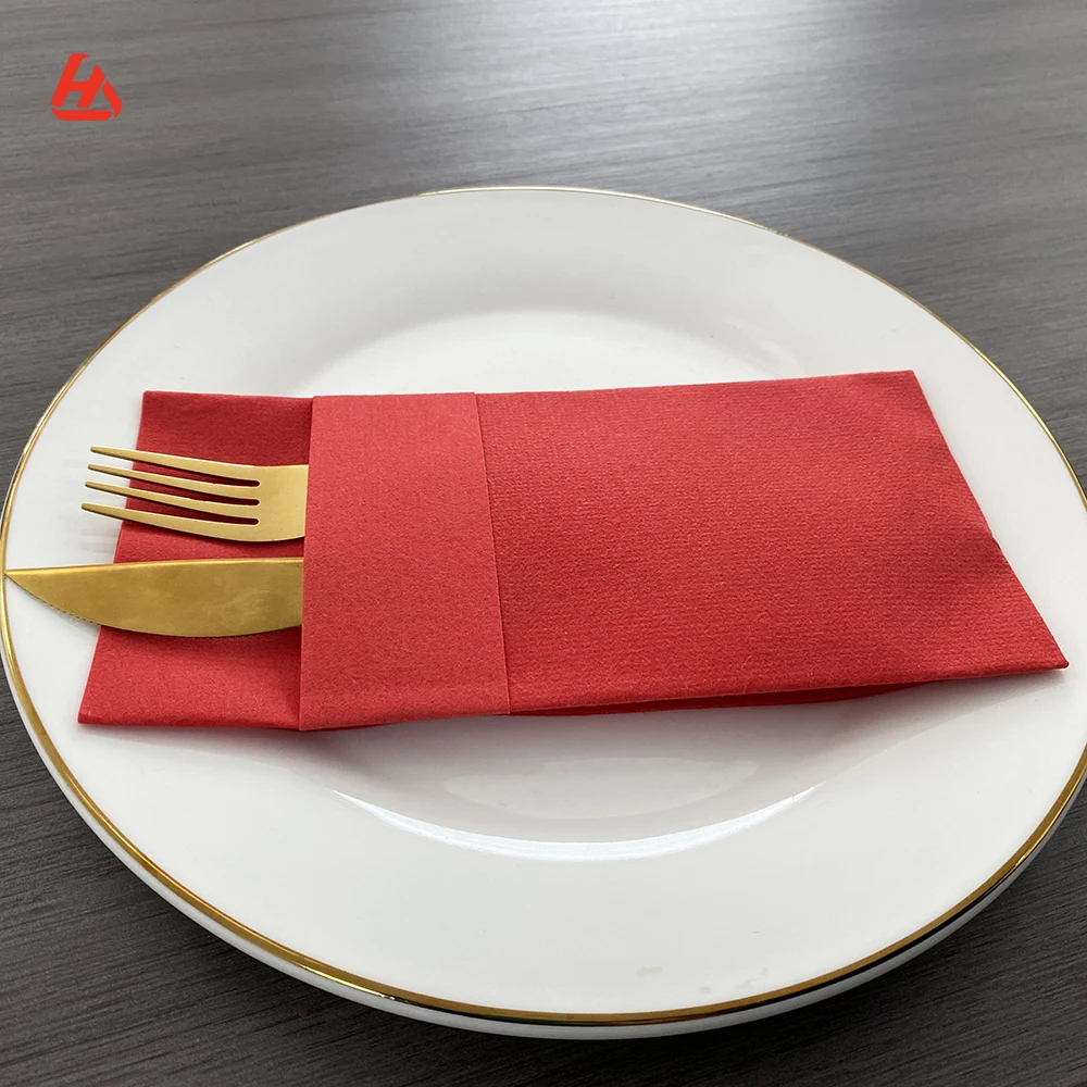 Luxury Linen Feel Airlaid Napkin Colored Paper Napkins Decoupage Paper Napkin Tissue