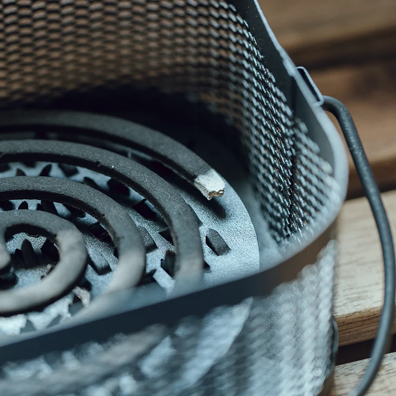 Light Luxury Mosquito Repellent Holder Portable Metal Mosquito Coil Box Camping  Mosquito Incense  Holder