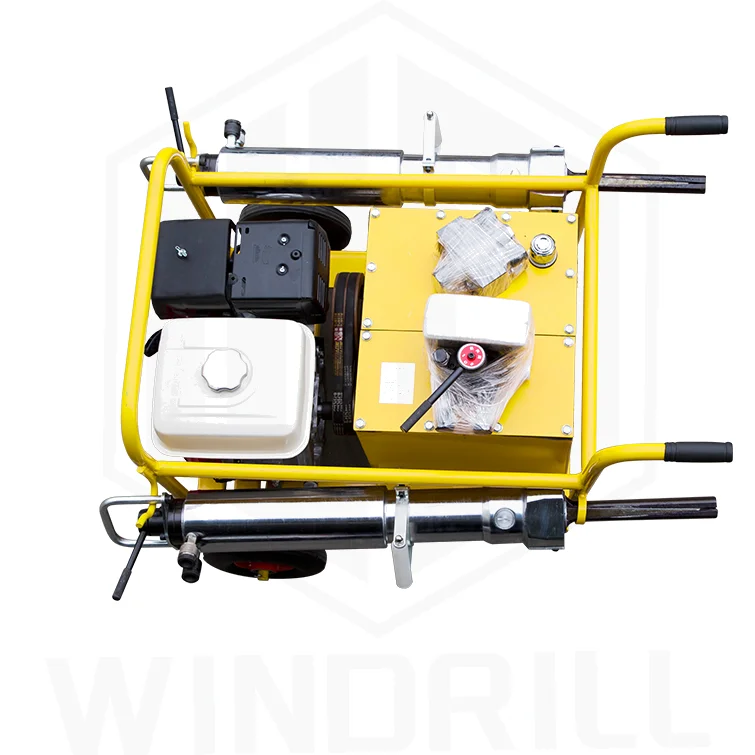Hydraulic rock and concrete splitting device Gasoline engine hydraulic splitter for most demolition jobs