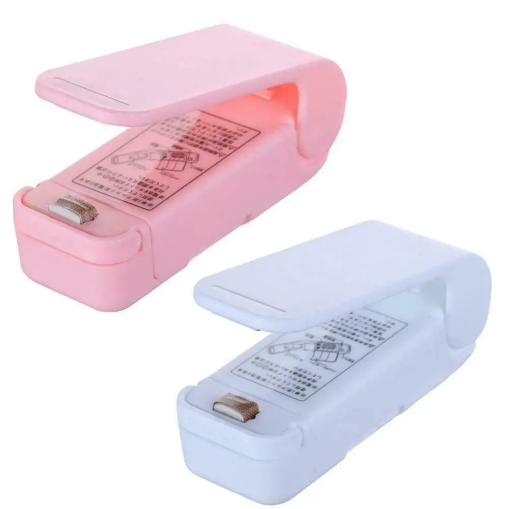 Food Saver Plastic Bag Heat Sealing Machine Manual Impulse Sealers Portable Package Sealer Household Mini Food Sealer