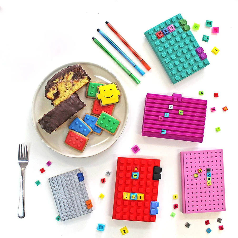 Fashion Popular Premium 2017 Fancy Diary A5 Blank Silicone Cover Notebook