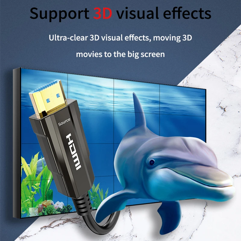 Dataroad пользовательский короткий 1m 8K @ 60 Гц 48 Гбит/с AOC displayport к hdmi 2 1 aoc fiber HDMIcable