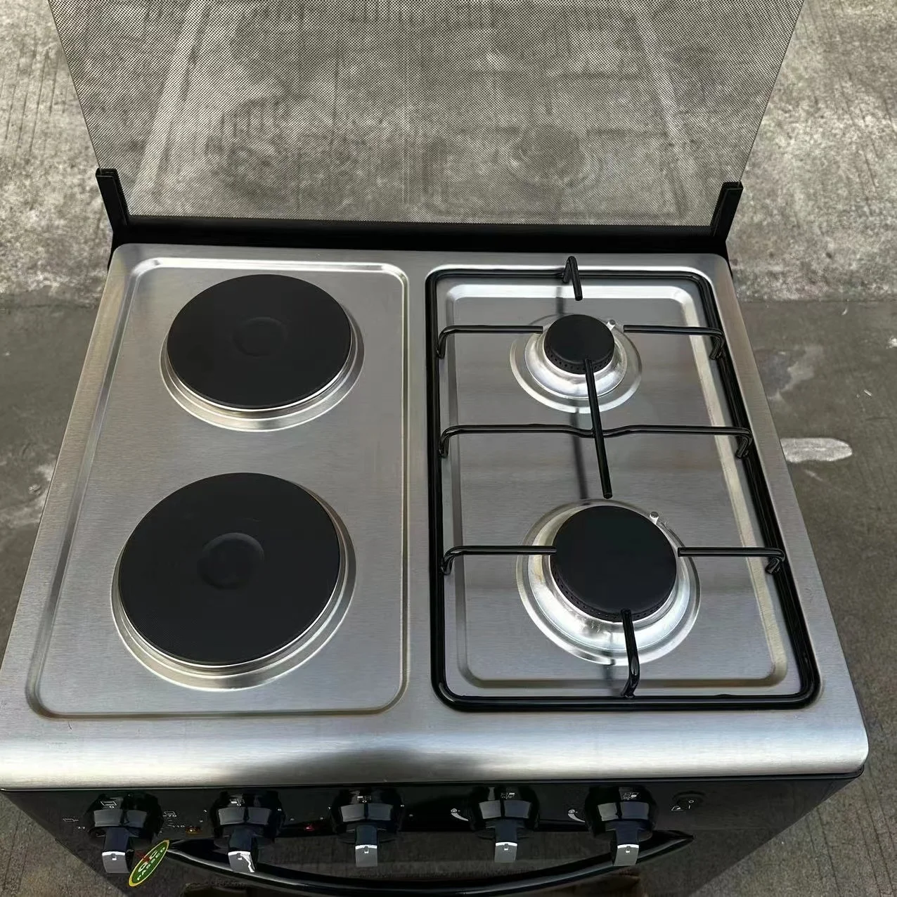 2 Gas 2 Electric +Electric Oven Multi Functional Stove and Oven All-in-one Kitchen Machine Free Standing Gas Stove With Grill