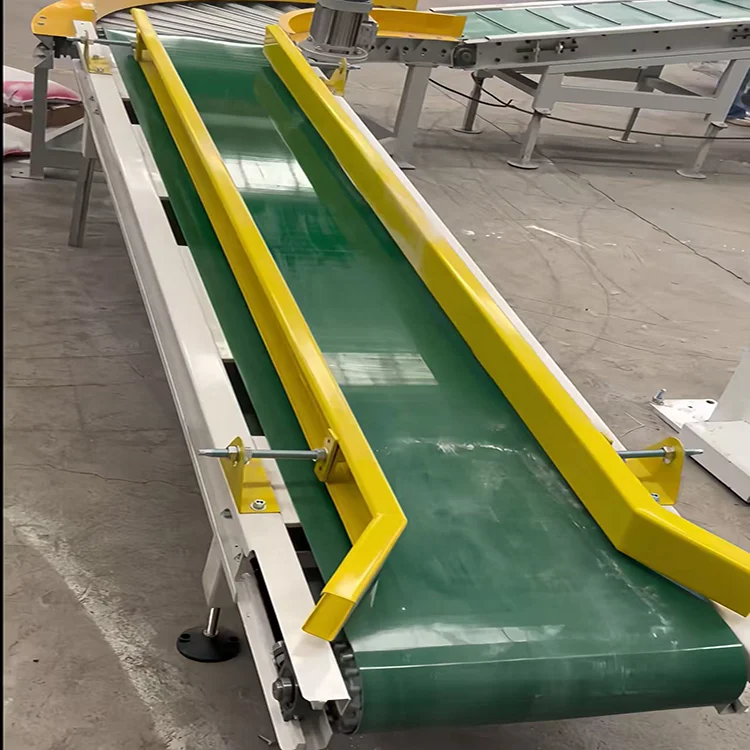 800mm Wide Belt Conveyor Height Adjustable Rubber Belt Conveyor sidewall Belt Conveyor