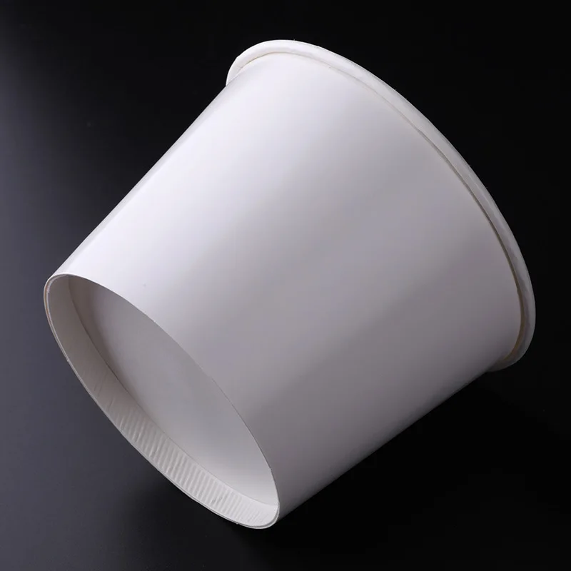 Biodegradable 20oz Kraft Paper Salad Bowls Take Away Soup Noodle Containers Kraft Soup Cup Paper Containers Food Paper Bowl