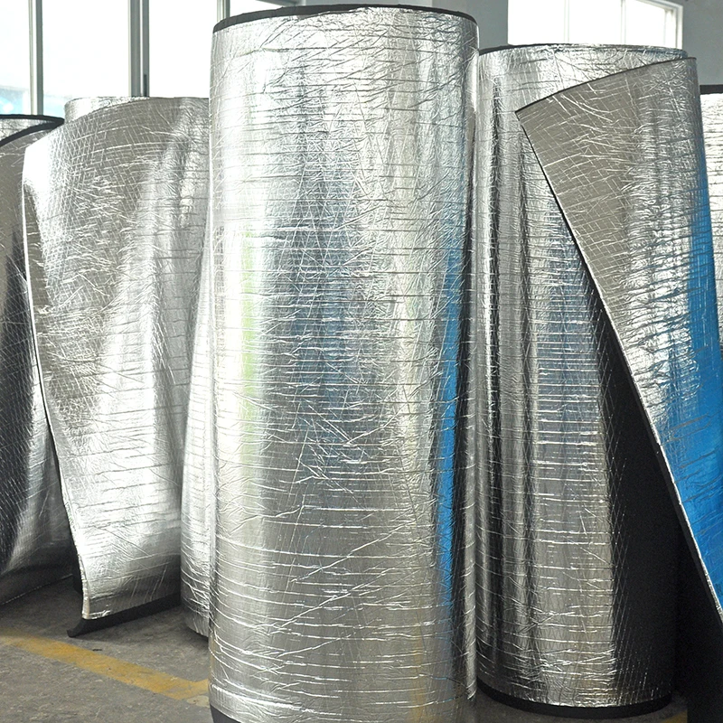 Bellsafe Elastomeric Rubber Foam Insulation Sheet Reinforced Aluminium Coated Foam Rubber Insulation Sheet