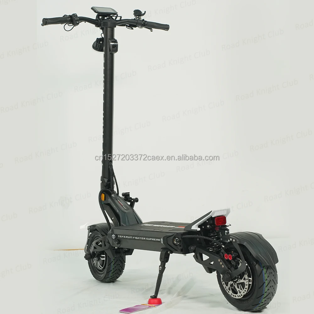 TEVERUN SupremeUltra 72V 60AH Battery Sine wave 4.0TFT Display with MAX8000*2W Dual Motor Brake Electric Scooter FIGHTER 11+