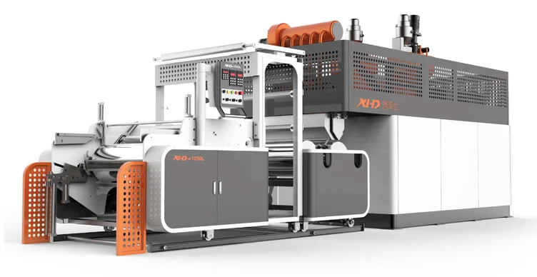 Экструзионная Машина для литой стрейч-пленки XHD 55/75-1250 1000 мм (сертифицировано ISO; CE)