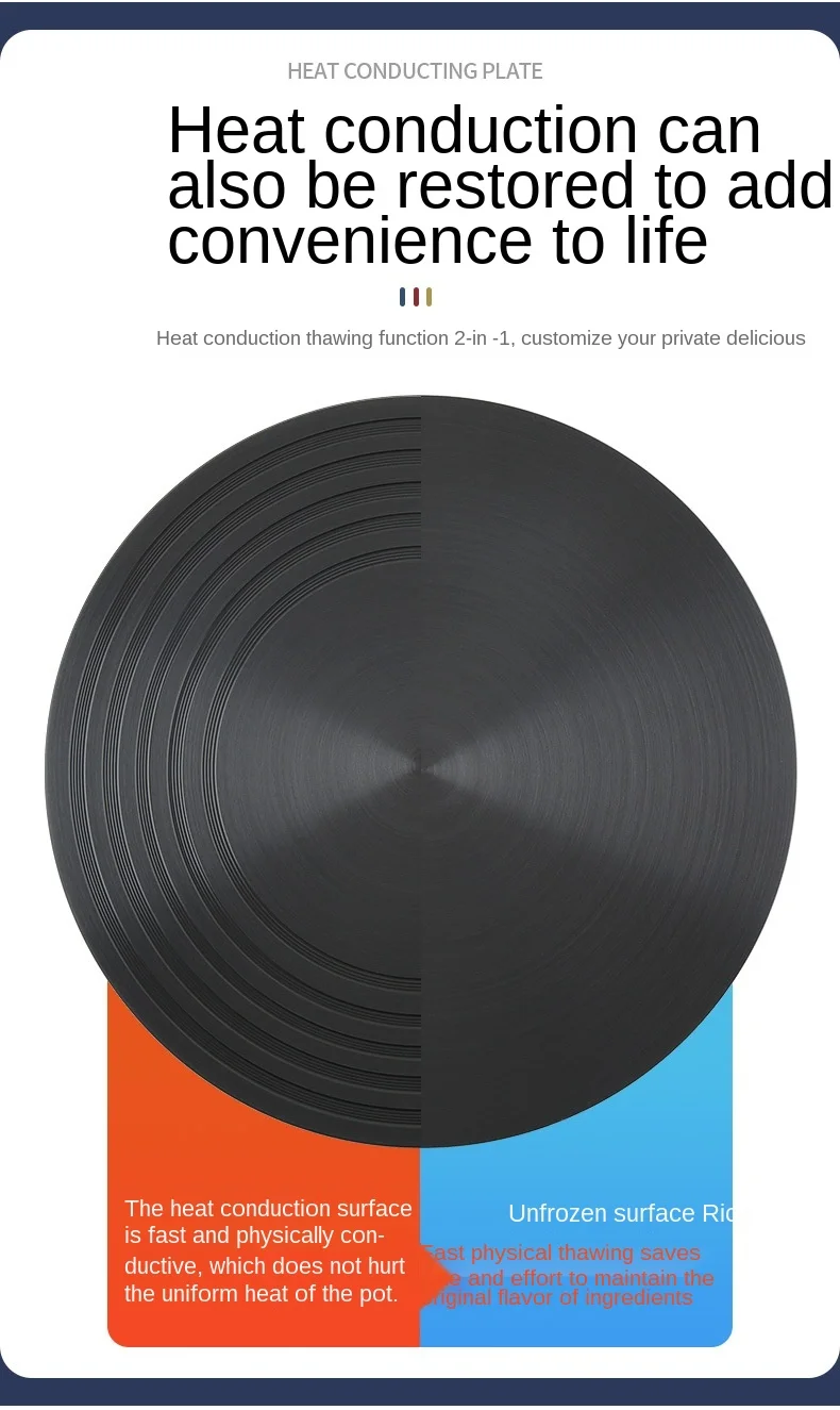 specializing In manufacturing black 28 cm heat conduction plate for kitchen