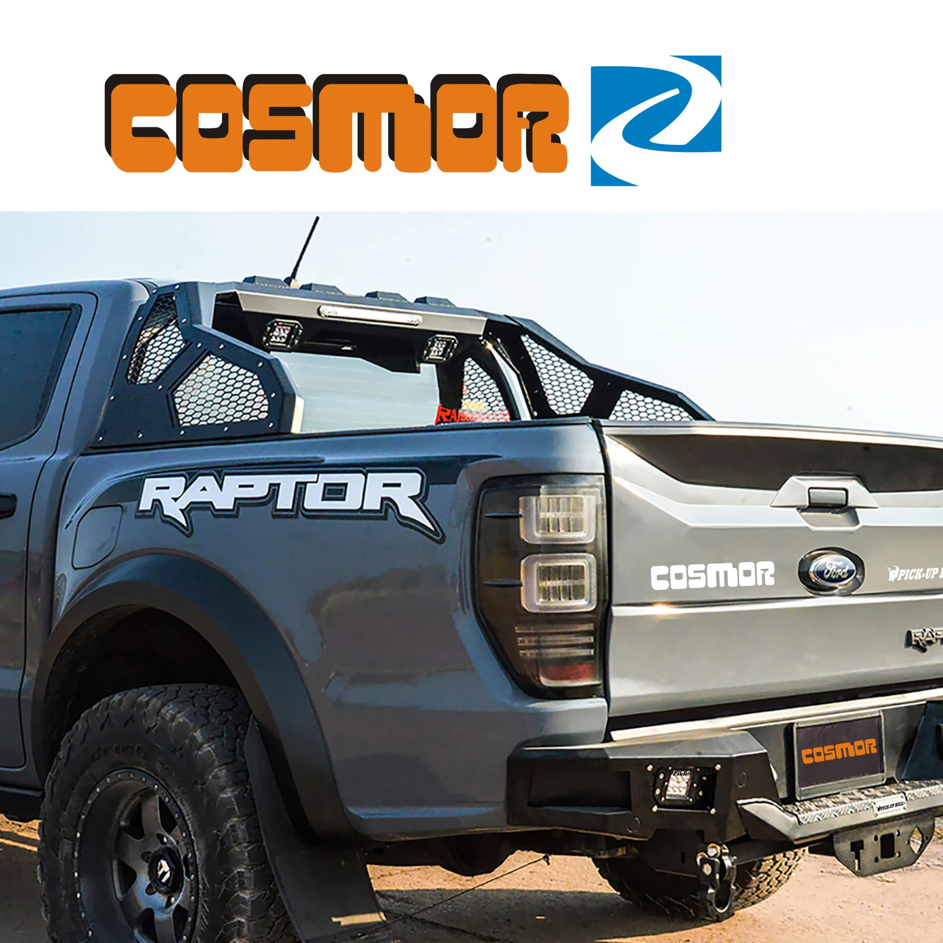 COSMOR стальной рулонный стержень для Ford Ranger Raptor затвора рулонная крышка