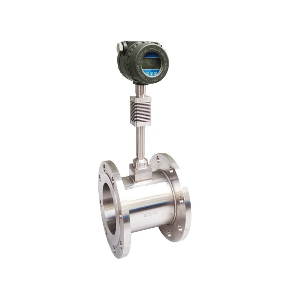 Turbine flow meter Vortex flowmeter for gas air steam