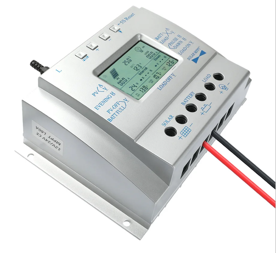Dropshipping mppt solar charge controller 60a   MPPT Solar Charge Controller 12V/24V 60A Solar Regulator