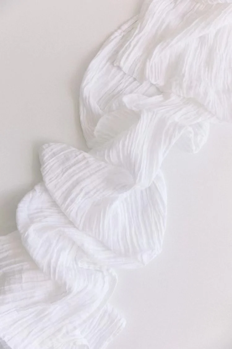 Wedding Table runner Rustic Event tablecloth Cotton Gauze Runner Cheesecloth Table Runner