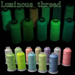 High Visible Glow In The Dark Reflective Sewing Knitted Wool Knitting Polyester Reflective Yarn 150D Twist Luminous Thread