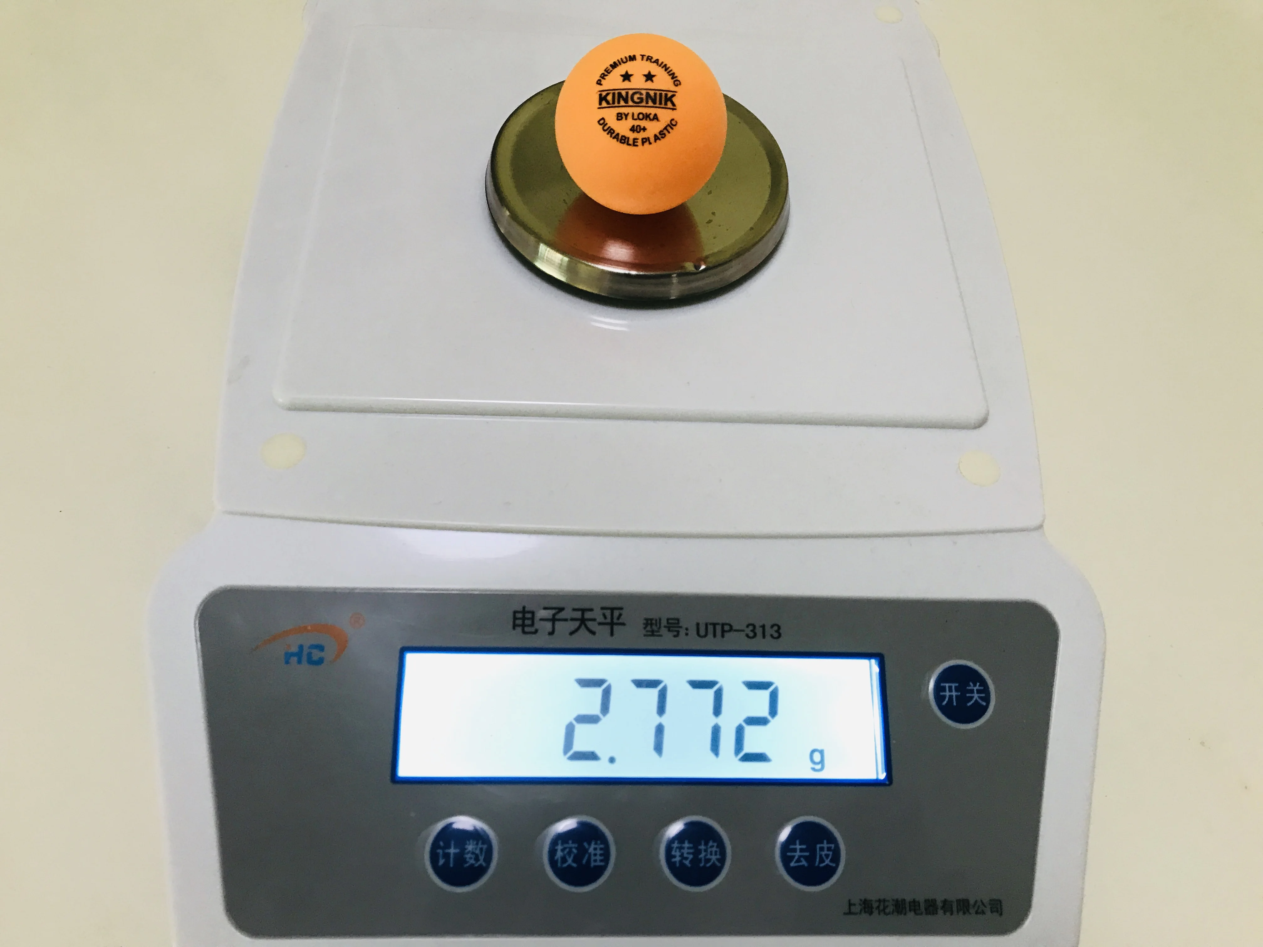 
KINGNIK 2star by LOKA premium training 40+ orange plastic table tennis ball 