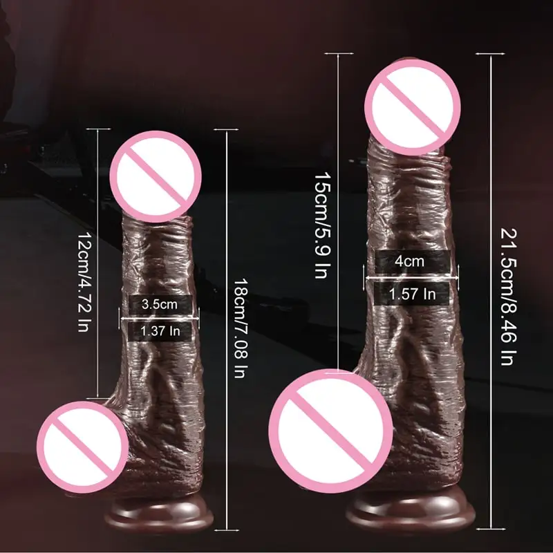 Novelty 8 Inch Realistic Slim Thrusting Artificial Silicone Dildo Making Dildo Liquid Silicone Rubber Adult Sex Toys