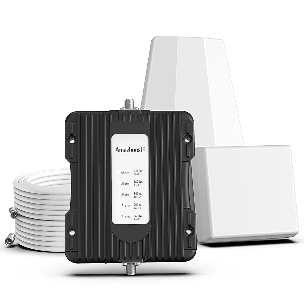 5-полосный Усилитель сотового мобильного сигнала 2g 3g 4g 5g Lte GSM ретранслятор сигнала сотового телефона усилитель