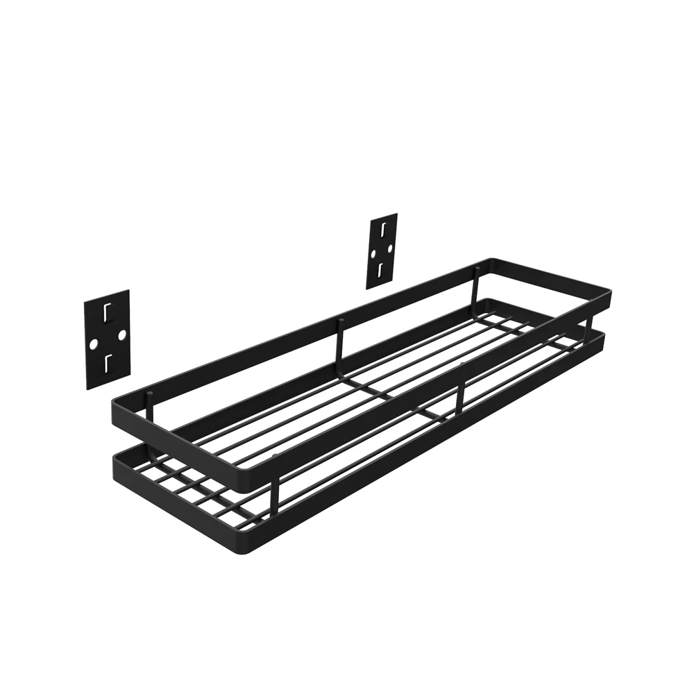 Настенная кухонная полка-органайзер ORZ0121, стеллаж для хранения специй и кладовой, металлическая полка-органайзер для шкафа