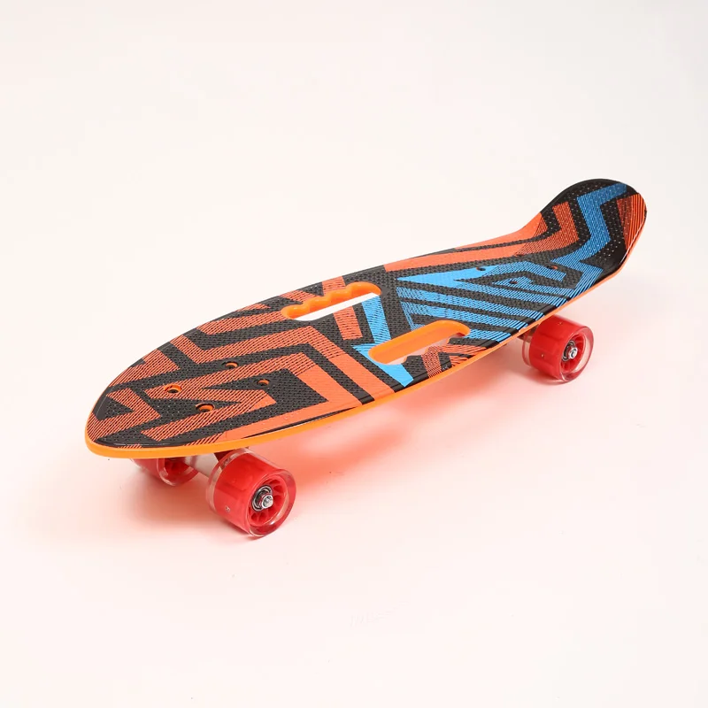 Universal Four-Wheel Skateboard For Beginner Custom Veneer Road Skateboard Wholesale Printed Fish Board Skateboard