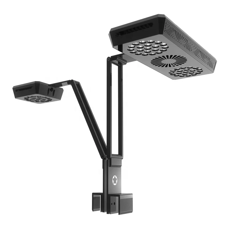 Fashion-Designed Thor X 120W APP Control Reef Corals  Aquarium Lighting with Adjustable Bracket for Standard Marine Aquarium
