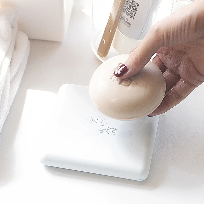 Fast Water Absorption Antifungal Eco-friendly Bathroom Diatomite Soap Dish Holder