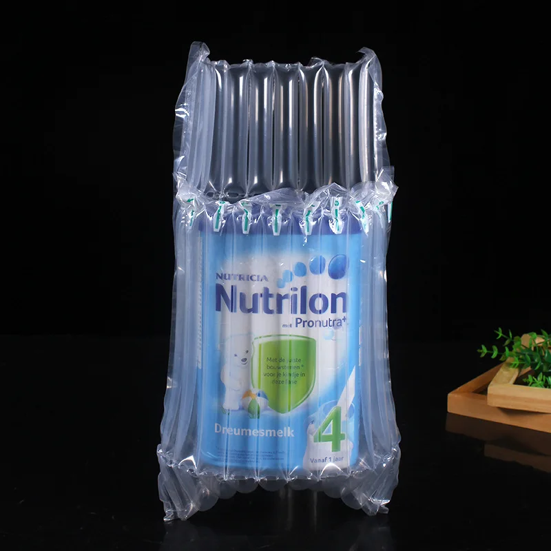 
Air Pillar Bag Custom Express Buffer Milk Powder Shock Inflated Bag Bubble Pillar Packaging Fruit Honey Wine 