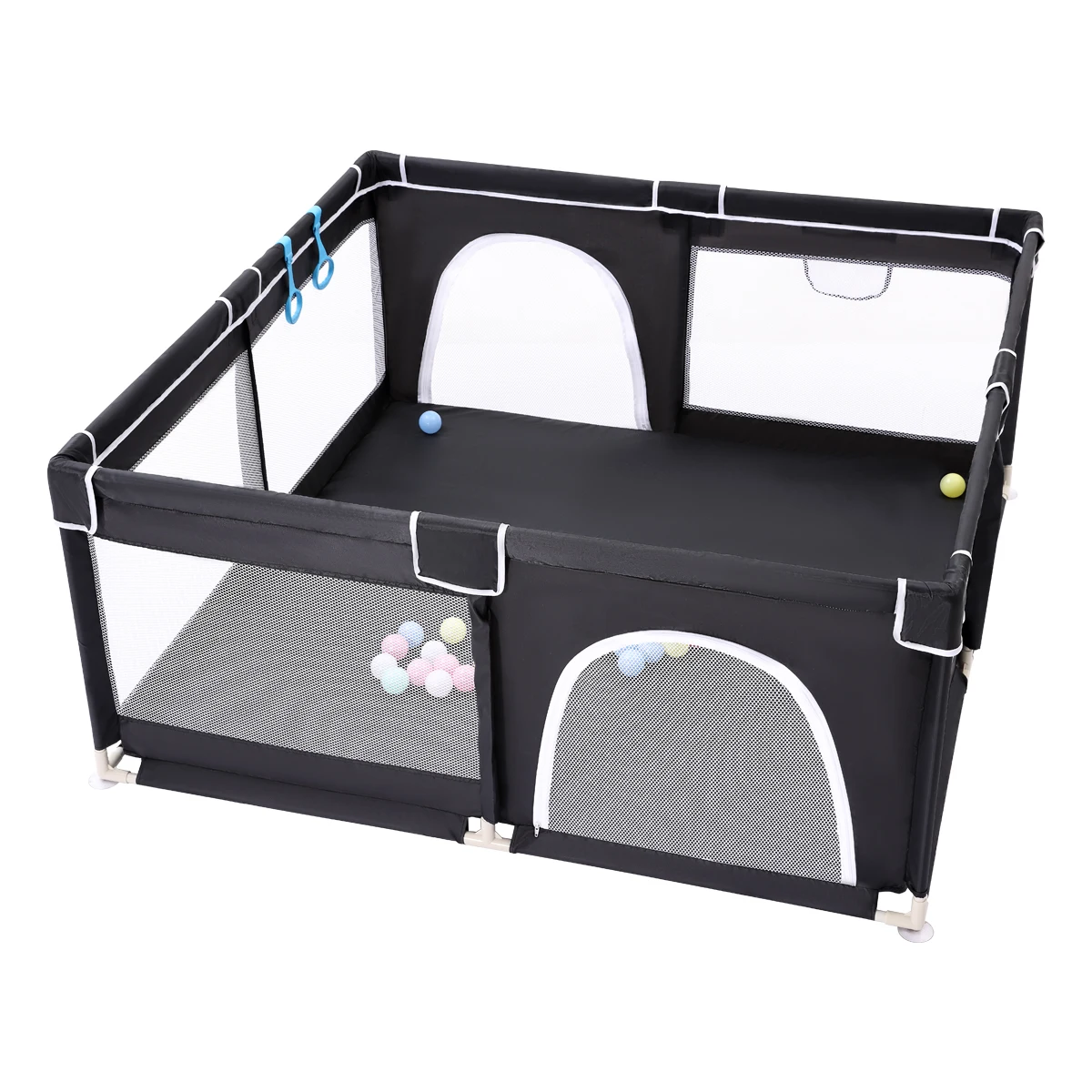 2024 New Kids Oxford cloth folding baby safety fence baby playpen for children playpen mat