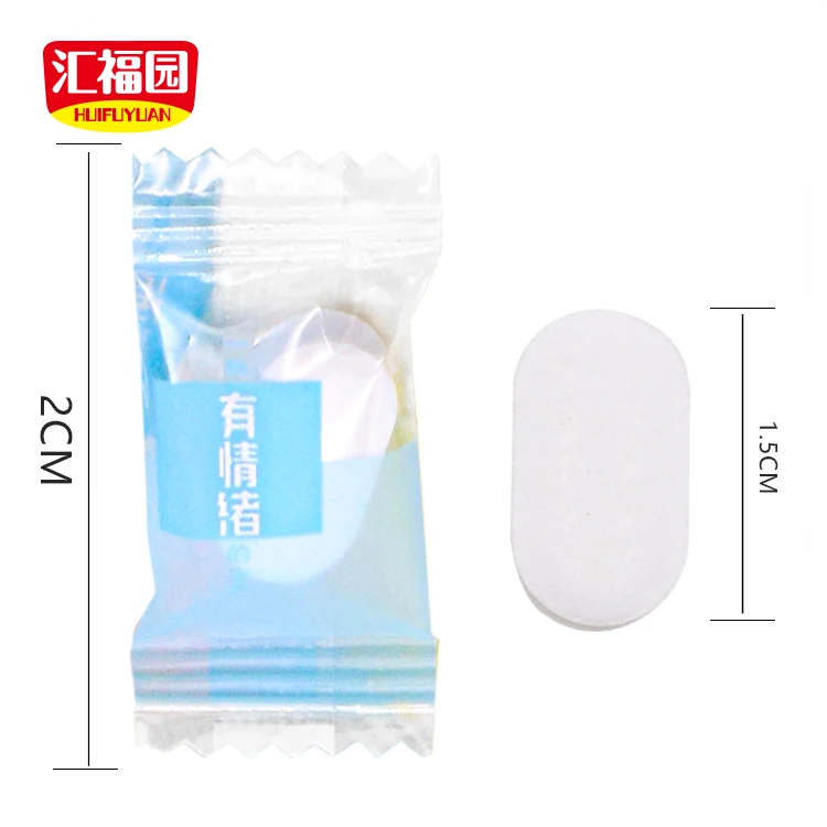 
OEM factory supply pressed type tablet shape fresh mint candy 