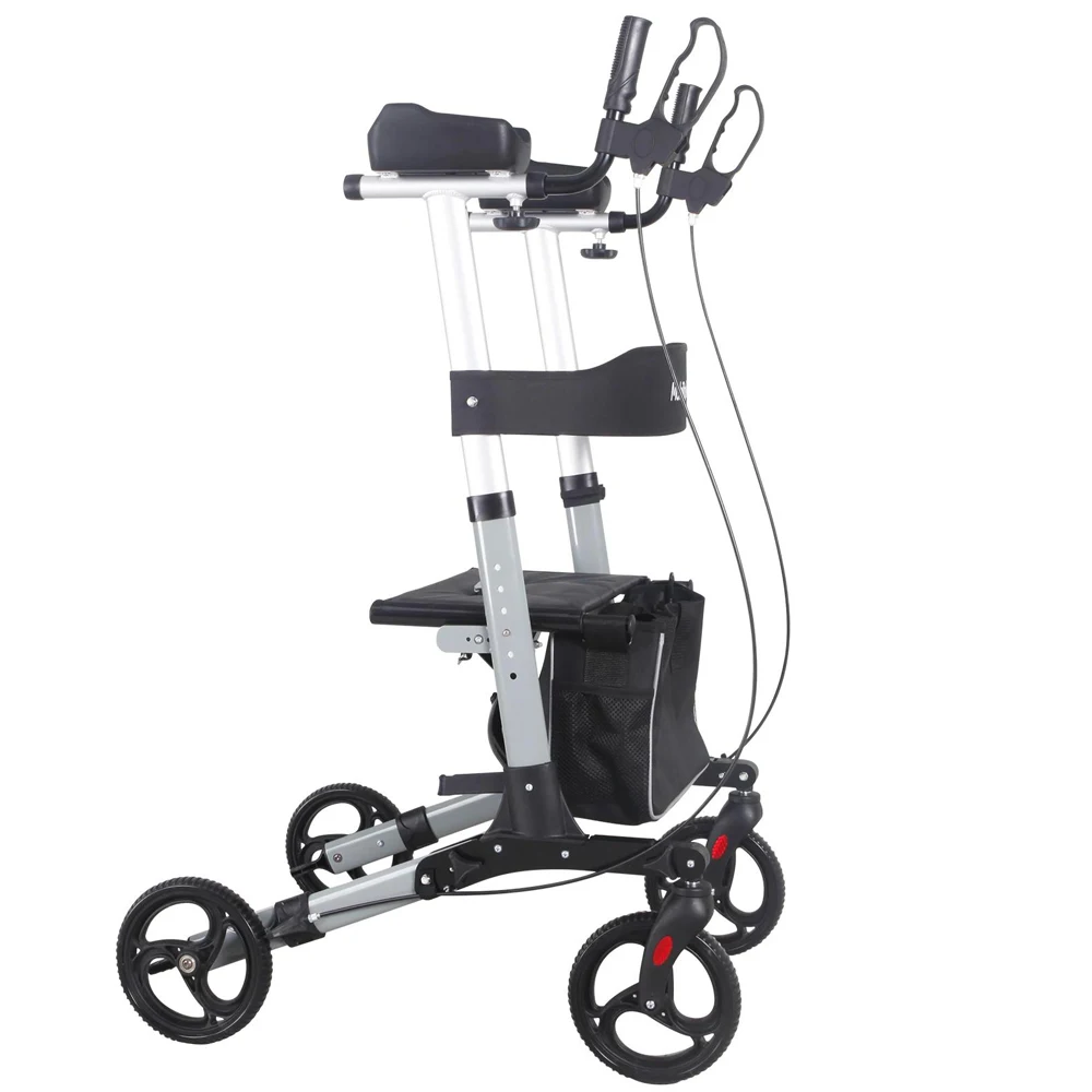 Best Choice Lightweight Foldable Portable Rolling Walkers 4 Wheels Walking Walker Rollator