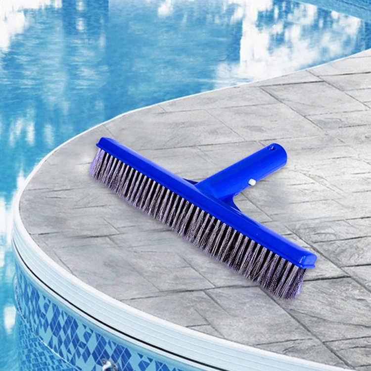 Пластиковая виниловая вакуумная щетка для чистки бассейна и углов