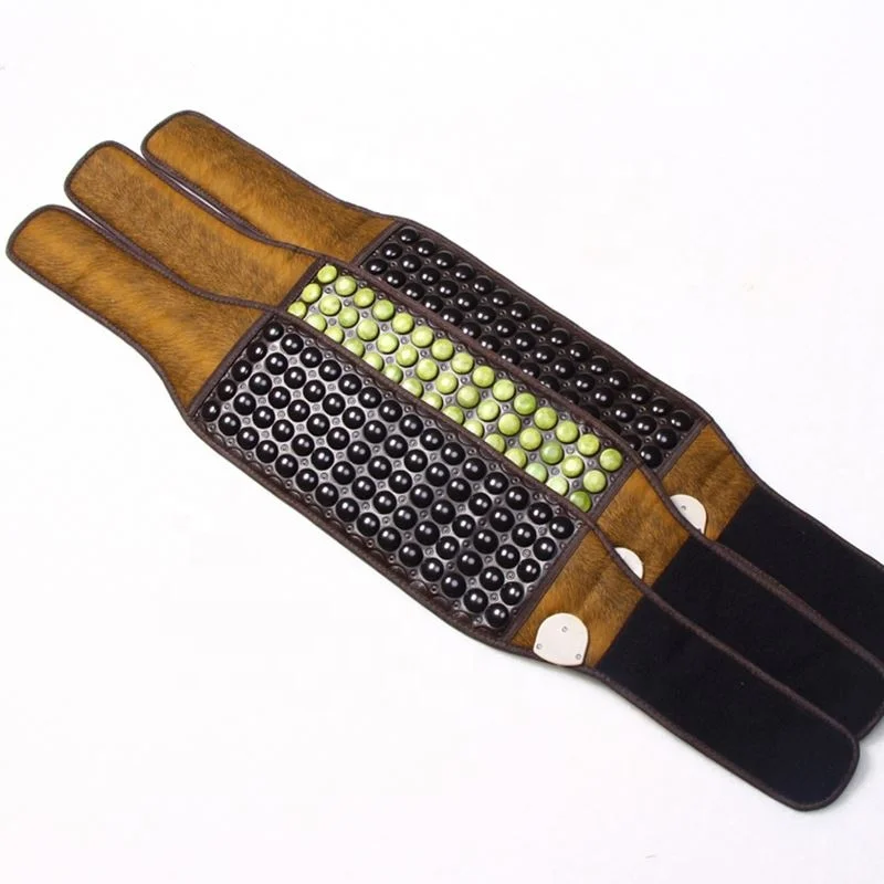 Heat Treatment Exercises Jade Stone Mat Tourmaline Slimming Amethyst Therapy Waist Belt