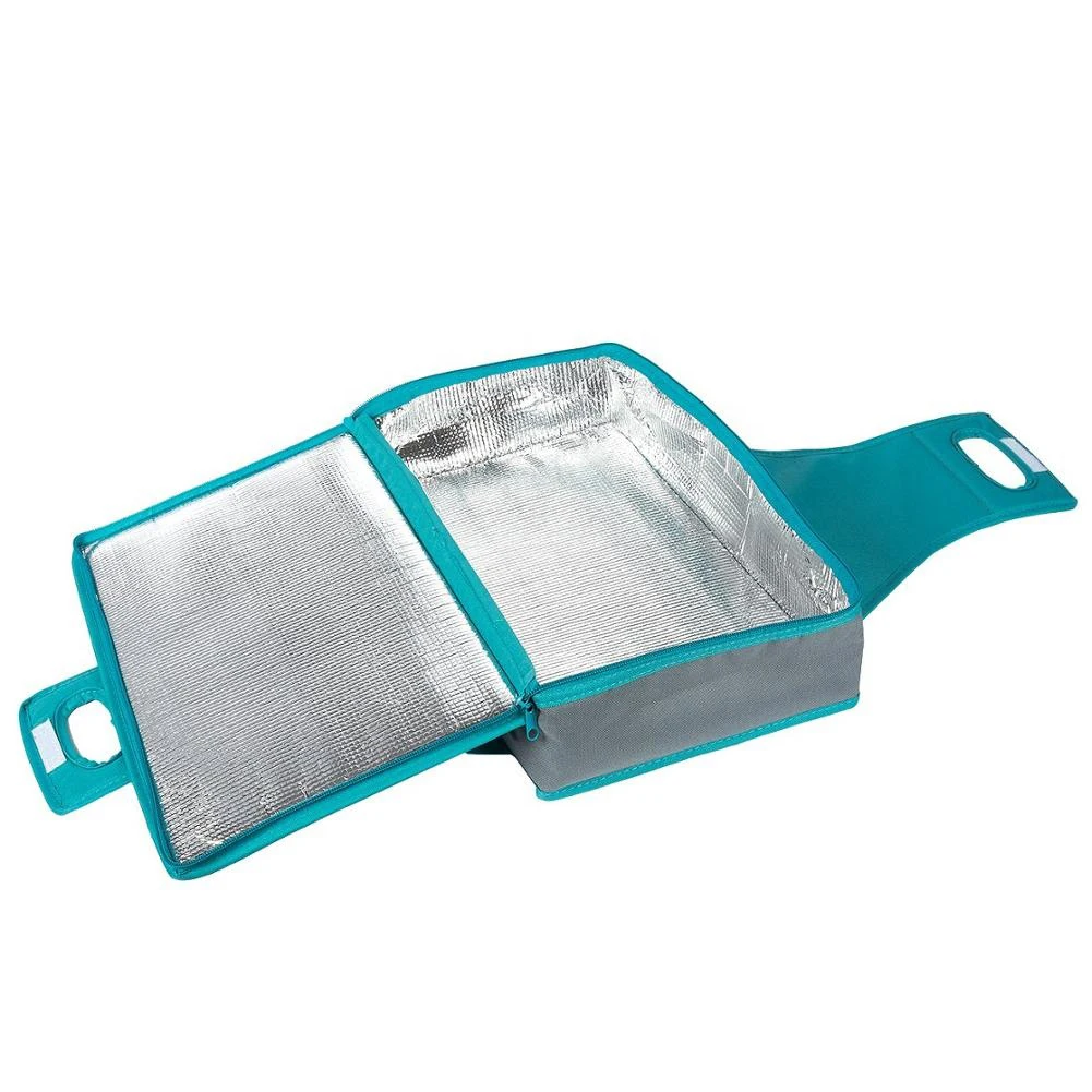 Wholesale Rectangle thermal food carrier lunch cooler bag for hot food