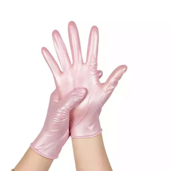 Custom Powder free mixed nitrile gloves Industrial butyl synthetic rubber gloves