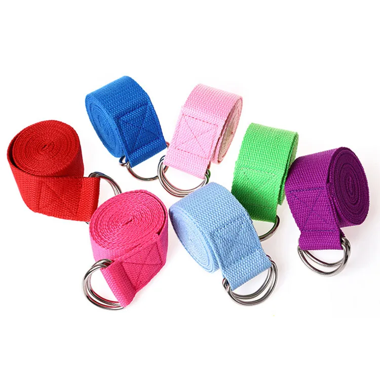 Standard 8 Foot or Extra Long 10 Foot stretching exercise yoga band yoga adjustable exercise bands workout