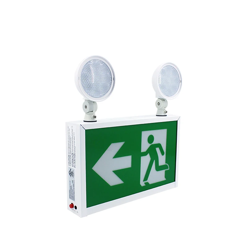Emergency Led And Cul Running Man Area Refuge Edgelit Exit Sign Light Max Bright